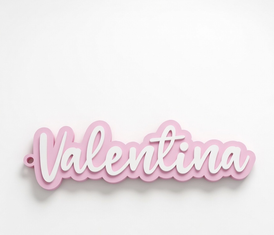 Miniatura 64 do modelo 3D Keychain Names