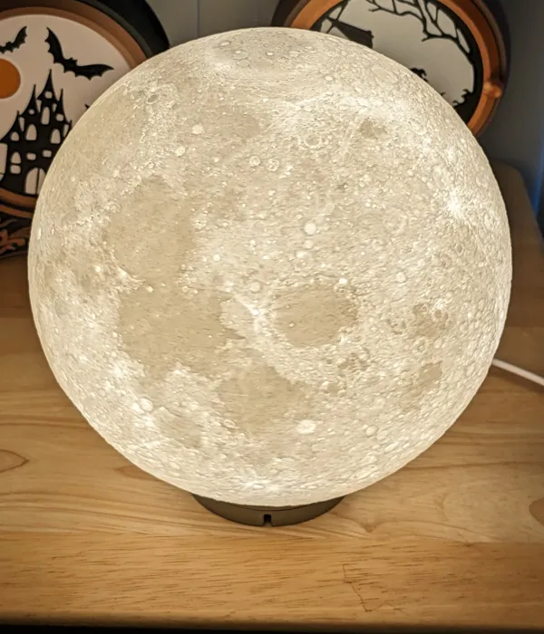 Globe lunaire pour lampe LED 001
