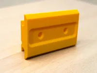 Rail 90mm long (2 holes) - 0.2mm layer, 4 walls, 15% infill