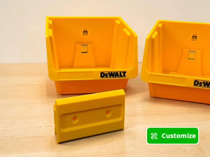 Rail for DeWalt snap bins DWST82813