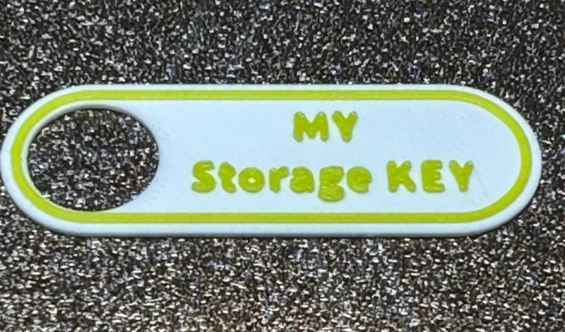 My Storage Key Tag