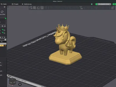 Unicorn with Crown