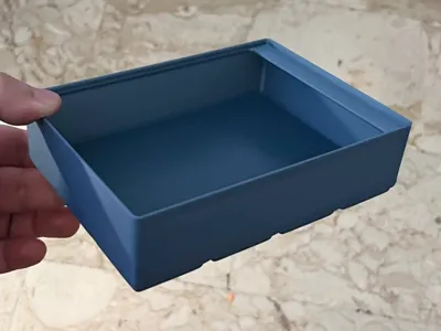Gridfinity Bins 4x3 3x4 with Labels and Scoop