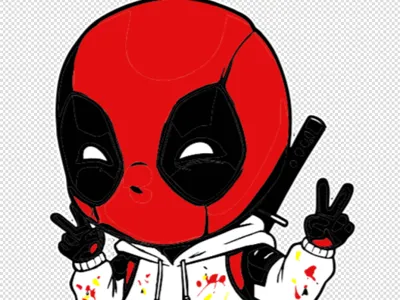 Deadpool Chibi Keychain