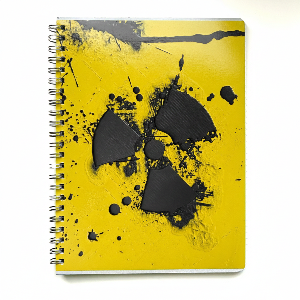Miniatura 1 do modelo 3D Radioactive - Block Notes Covers