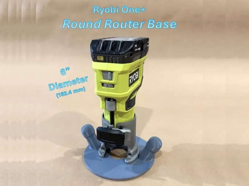 Round Router Base