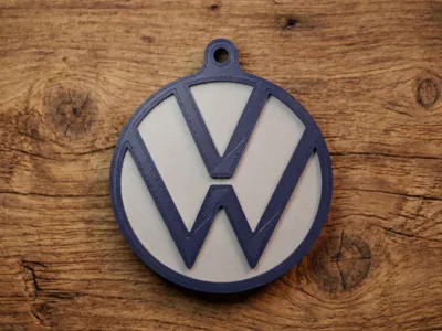 Volkswagen Logo Keychain