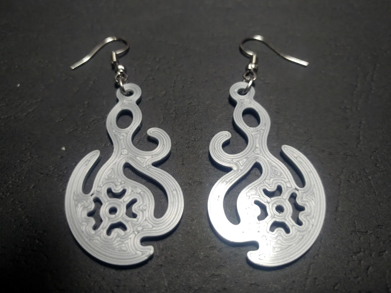 The Cog of Creation Earrings view 4