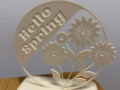 Hello Spring Decorative Stand 