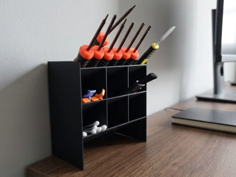 organizzatore scrivania penne/strumenti/colori ecc