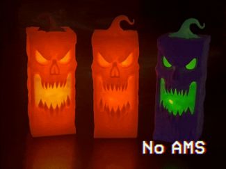 Grimjaw - Halloween Tea Light Lantern + no AMS!
