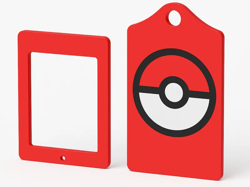 keychaing tcg Pokeball desing 