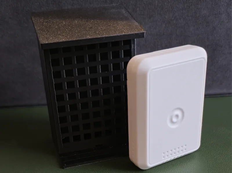 Weather Station: outdoor sensor house