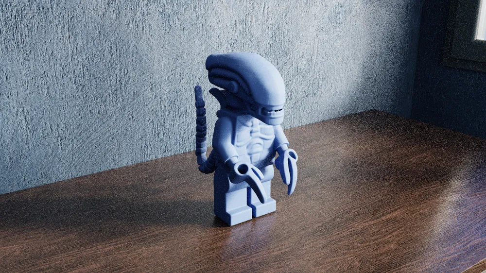 Brick Xenomorph by Marjers MakerWorld: Download Free 3D Models