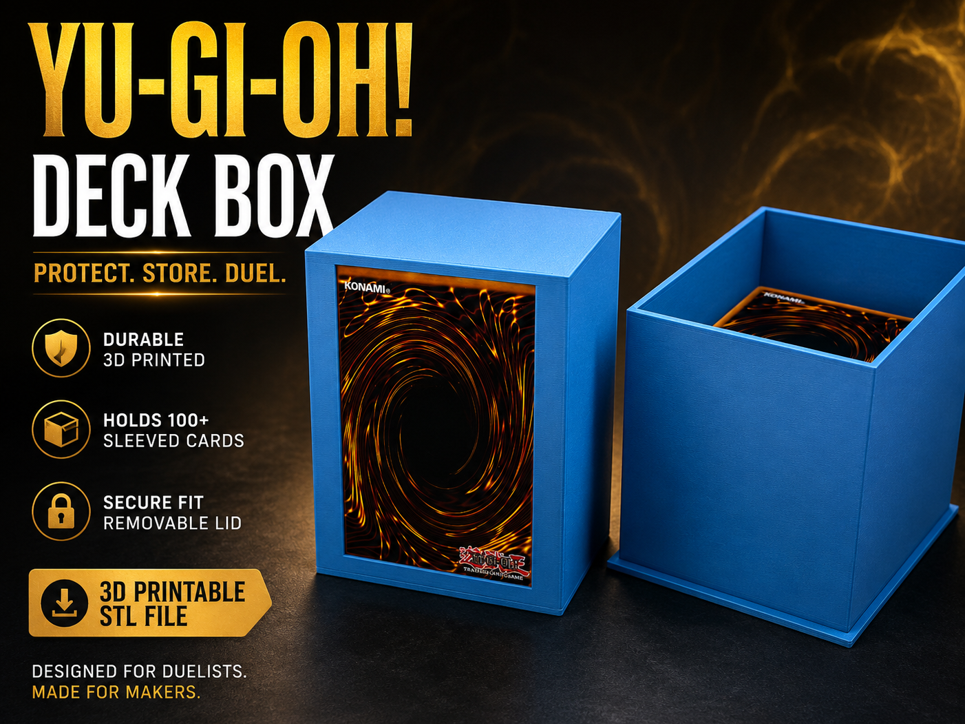 Yu-Hi-Oh! Deck Box with Display Window