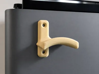 Minimalist Headphone Hook - Easy Wall Mount 