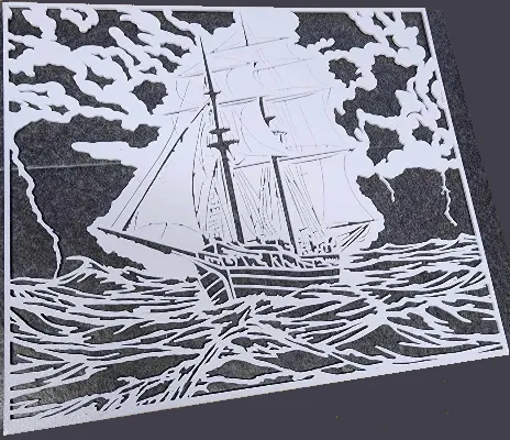 Ship On Stormy Seas (Read Description)