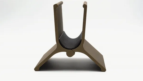 GraviDock - gravitational laptop and tablet stand view 2