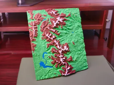 Topographic Map: Rocky Mountain National Park 