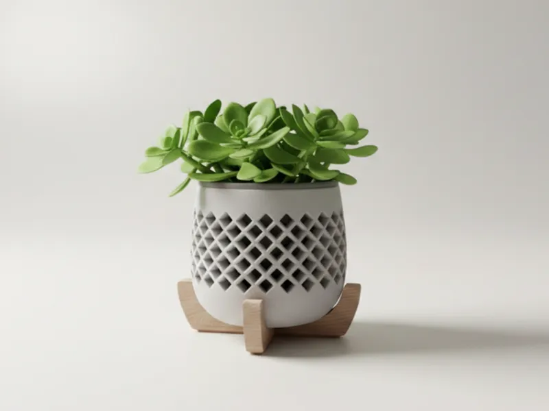 Diamond Lattice Planter & Stand | No AMS Required