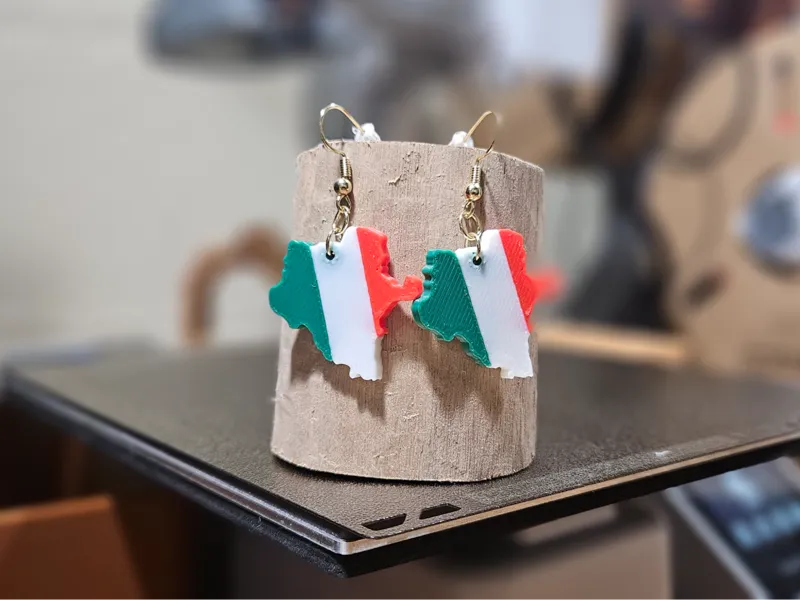 Durango Mexican Flag Earrings