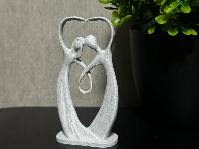 Couple in love sculpture