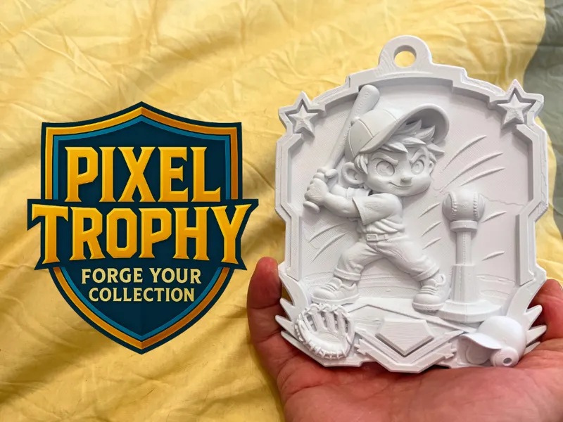 Pixel Trophy – Tee Ball Champion