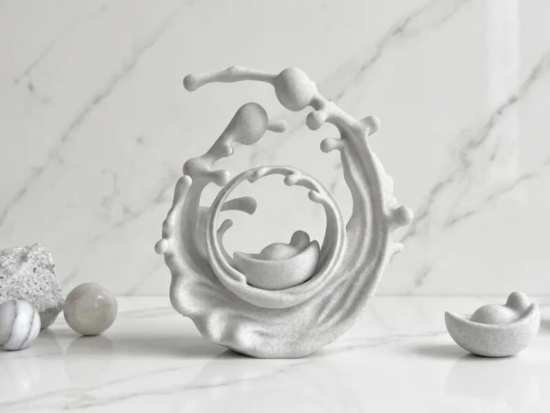 Miracle of Life - Newborn Family Modern Sculpture
