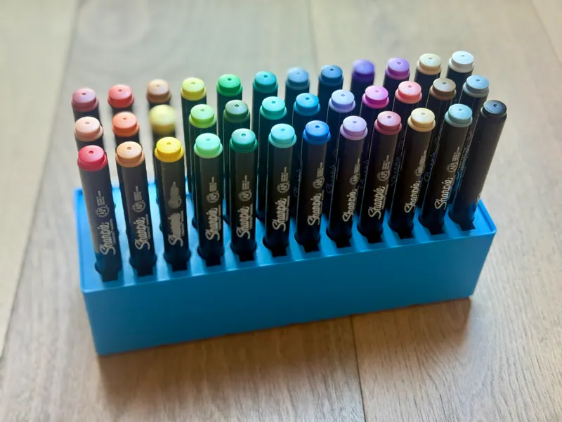 36ct Sharpie Acrylic Marker Holder - Gridfinity