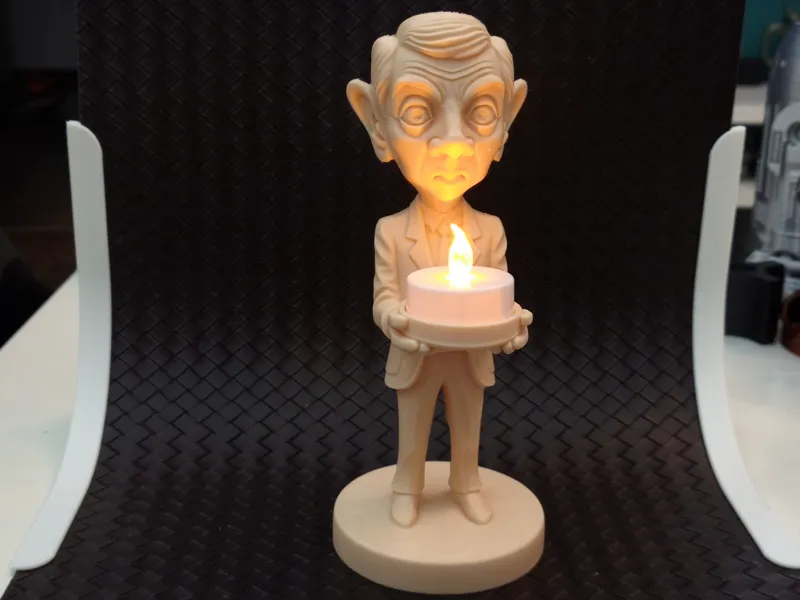 Mr. Bean Caricature - LED Tea light Holder