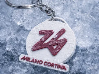 Milano Cortina 2026 Logo Keychain