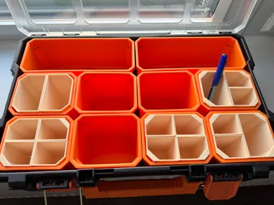 Bins for Magnusson Interlocking Organiser 