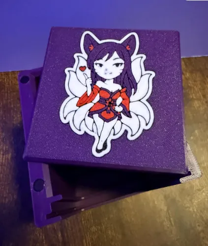 Riftbound Leader Showcase Deck Box - Ahri - Free 3D Print Model ...