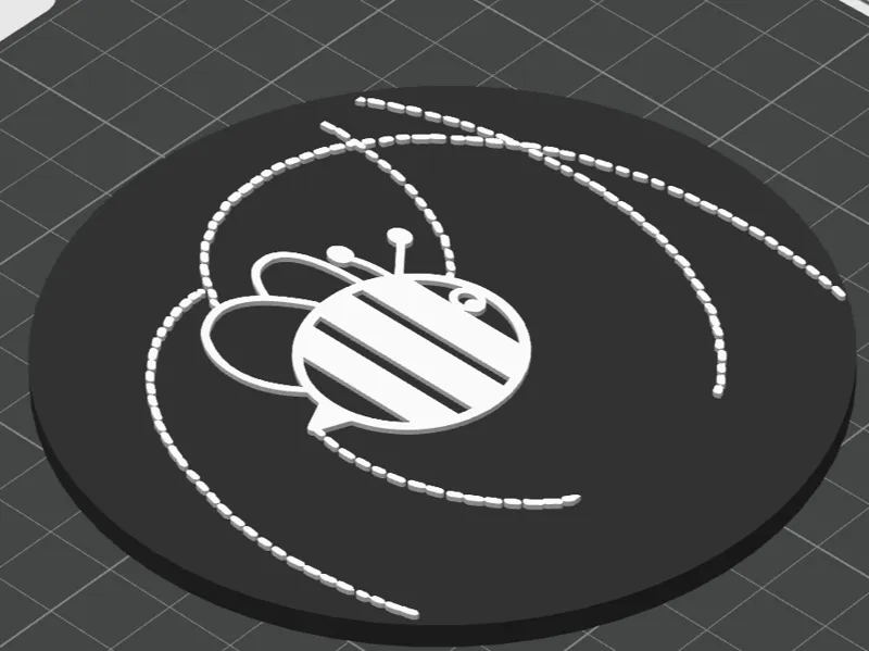 Bumblebee Drinks Coaster