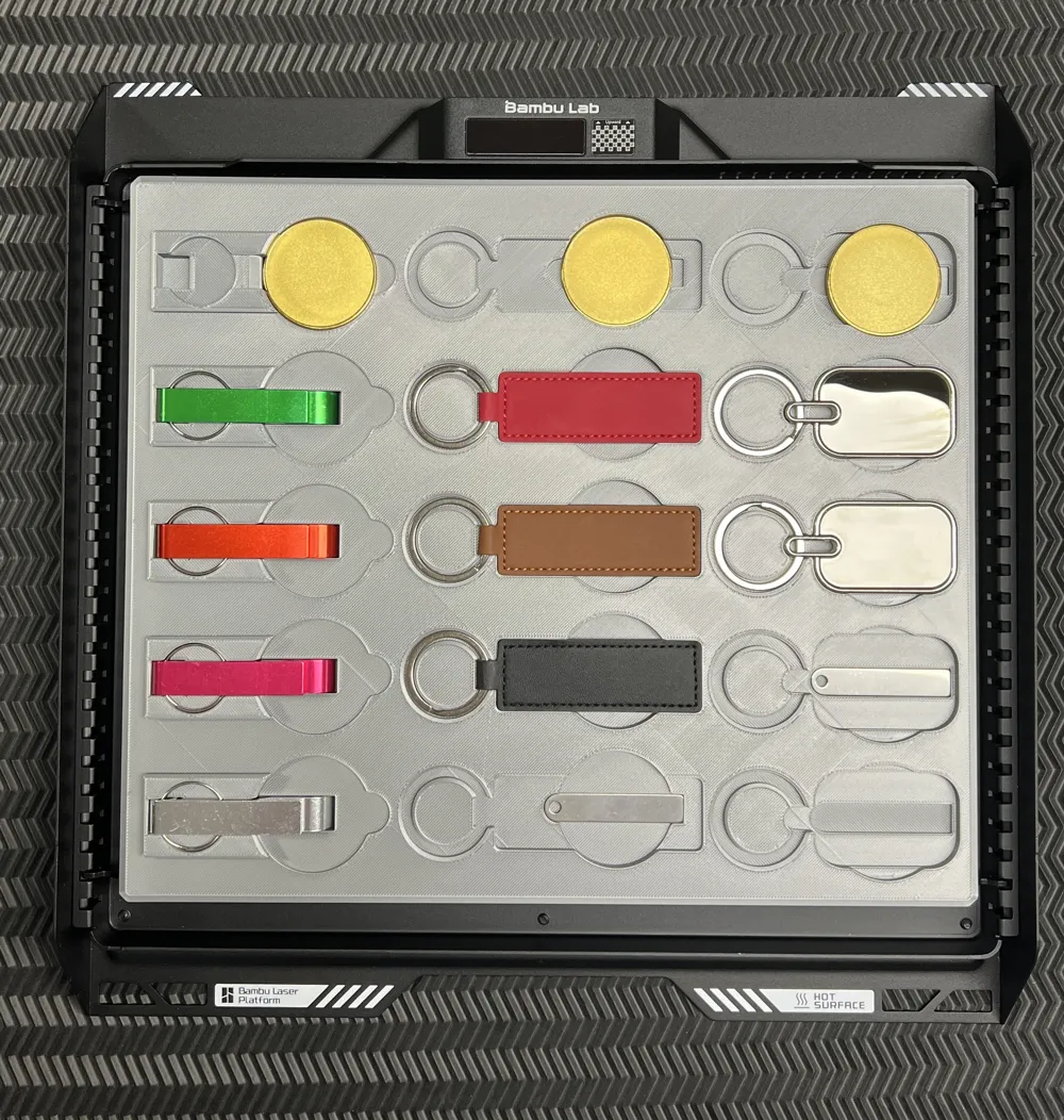 Multi-Material v2 Engraving Jig for H2D Laser - Free 3D Print
