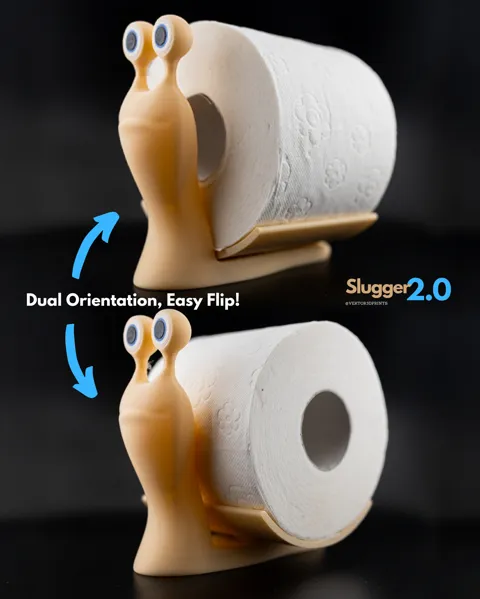 NEW! Slugger Ver. 2.0 - Spare Toilet Paper Holder view 4