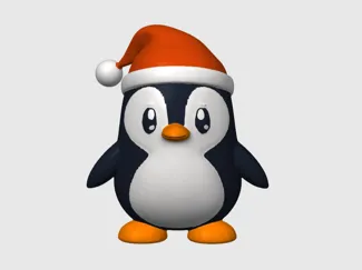 Christmas penguin
