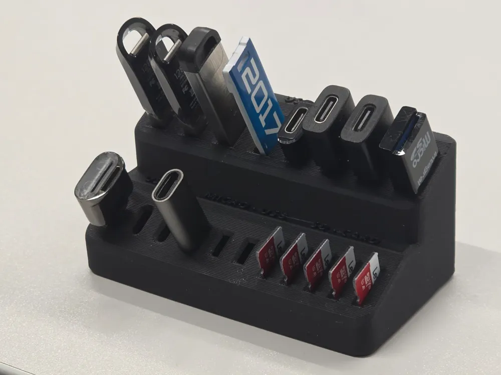 BOVKE Organisateur De Boîtier De Lecteur Flash USB 48 Emplacements Pour