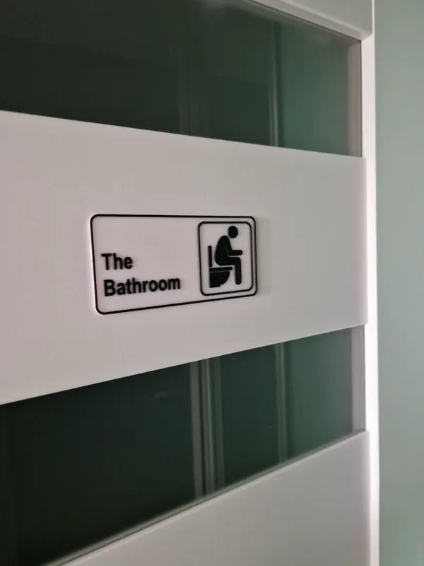 Plaque décorative The Office — Bathroom