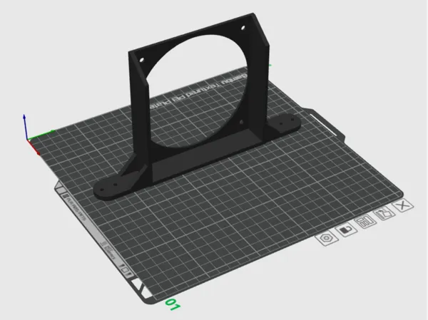 Support pour ventilateur 120 mm