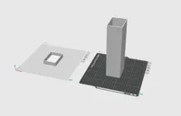 6x8cm - 0.2mm layer, 2 walls, 0% infill