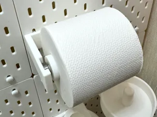IKEA SKADIS用 止まらないトイレットペーパーホルダー