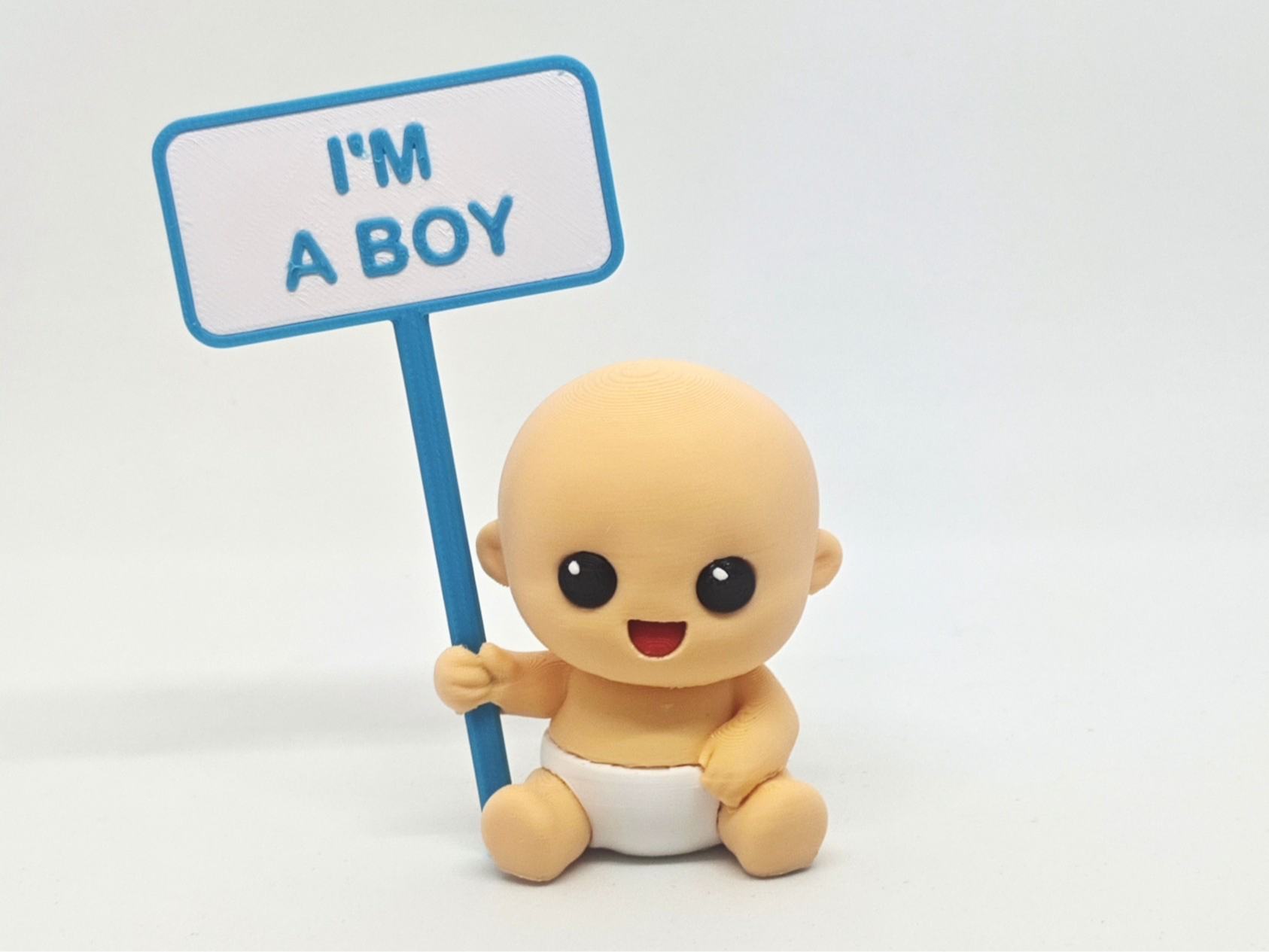 Baby Panel - Gender reveal - Multipart Chibi