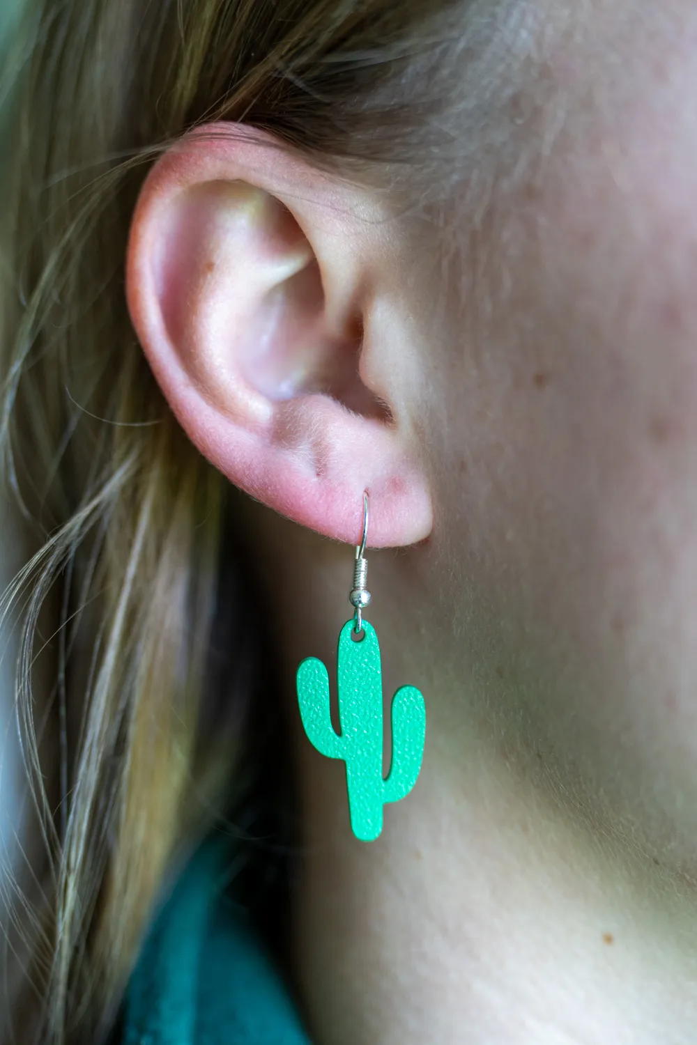 Cactus Earrings view 2