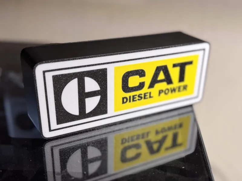 CAT diesel power lightbox