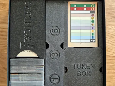 Board Game Insert - 7 Wonders Duel