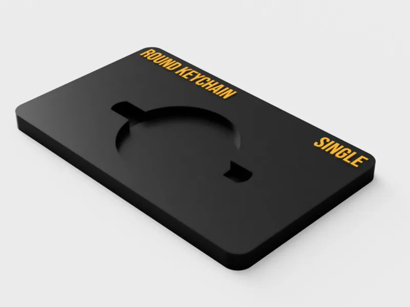 Single Round Keychain Jig for xTool F1 Multi Jig