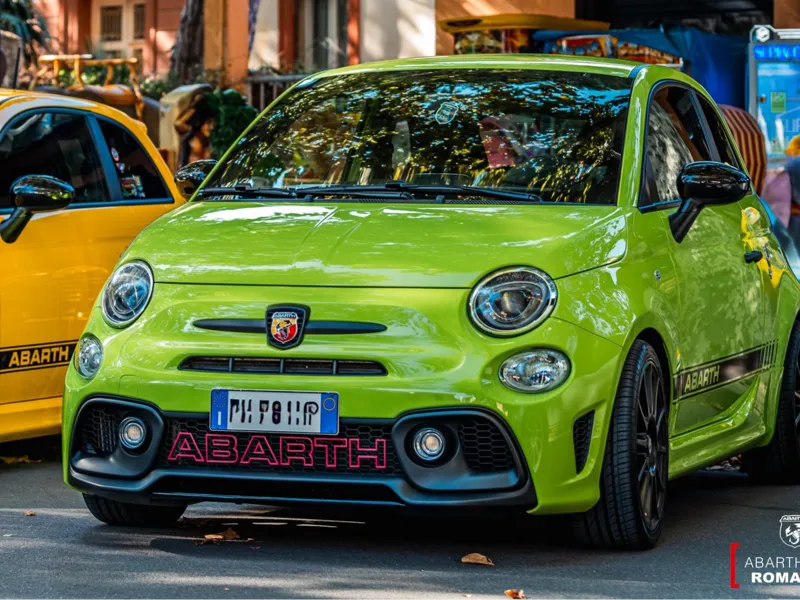 Abarth Front Grill Lettering – Texture Edition