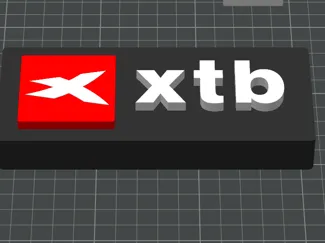 XTB logo 3D