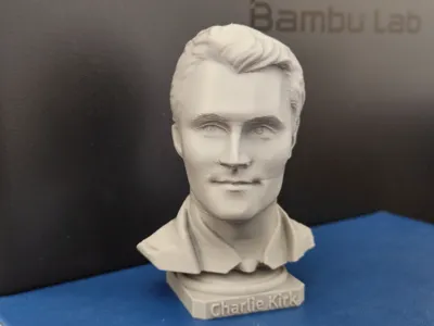 Charlie Kirk Mini Bust Statue